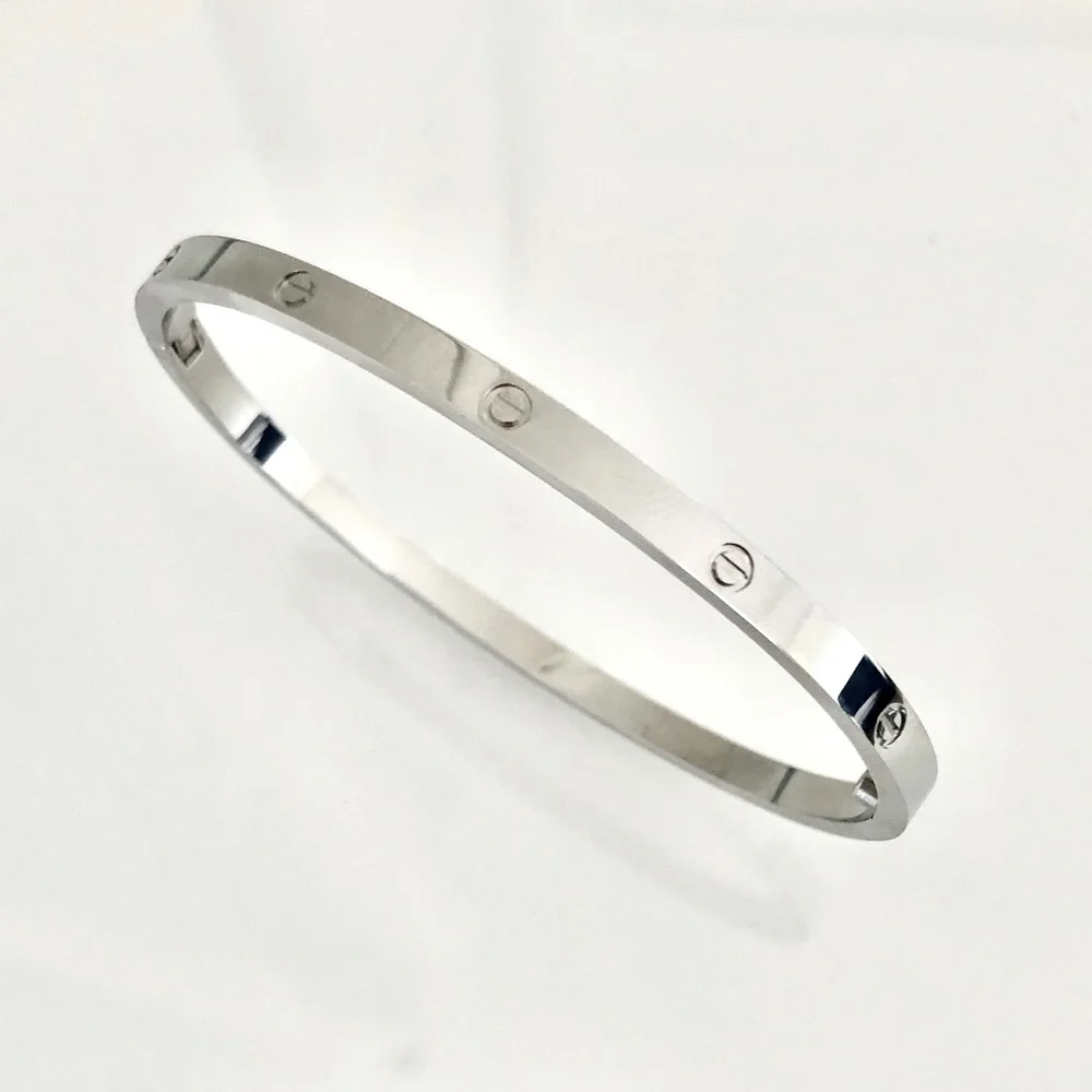 Screw Bracelet Small Model Stainless Steel.